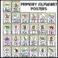 Shows Lemon Alphabet with Pictures shows a cute koala graphic with space for customizable text, perfect for personalized classroom displays.