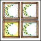 Shows Lemon Classroom Labels lemon-themed square labels, each with a rustic wood frame and distinct background patterns (polka dots, wood grain, and stripes), are perfect for organizing or decorating classroom materials.
