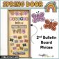 Shows an alternative Spring door decor set perfect for the classroom