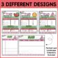 Shows 3 different printable calendars for the summer classroom newsletters